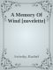 A Memory Of Wind [novelette]